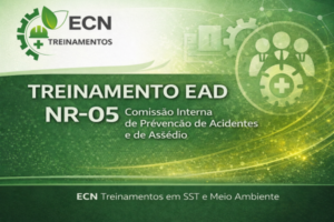 NR-05 CIPA - Comissão Interna de Prevenção de Acidentes e Assédio - (12h)